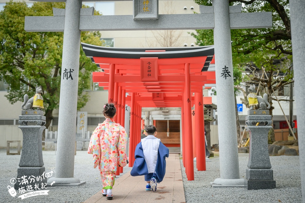 福岡櫻花景點【警固神社】福岡城守護神,福岡和服體驗拍照點,祈福賞櫻拍照超好看!