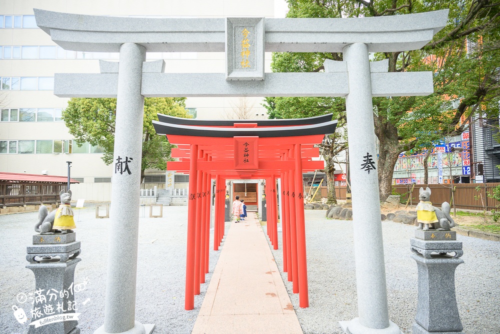 福岡櫻花景點【警固神社】福岡城守護神,福岡和服體驗拍照點,祈福賞櫻拍照超好看!