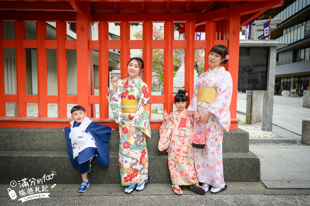 福岡櫻花景點【警固神社】福岡城守護神,福岡和服體驗拍照點,祈福賞櫻拍照超好看!