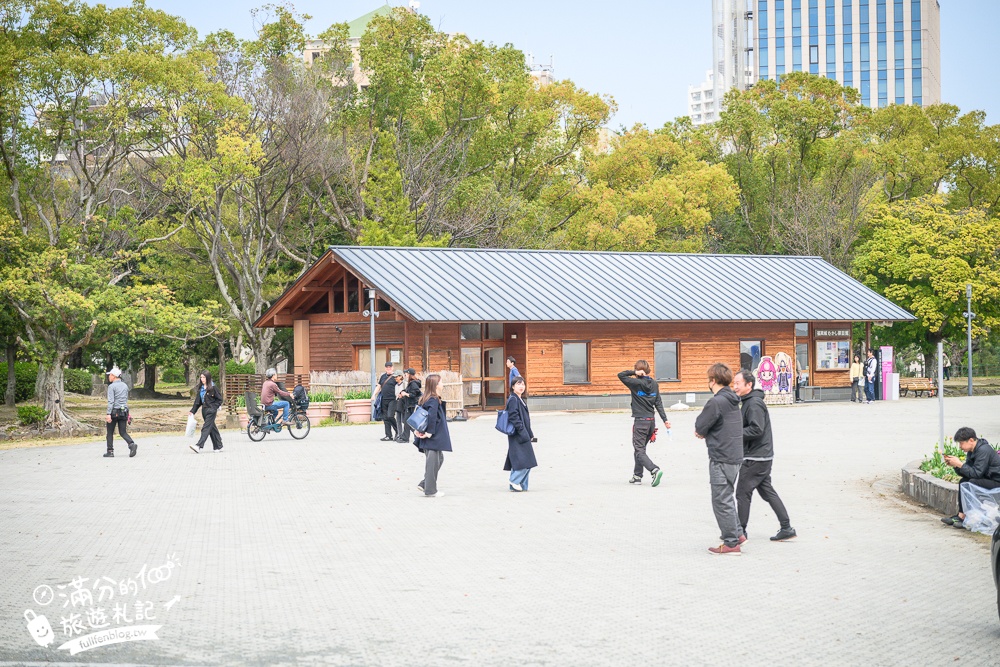2025福岡【舞鶴公園櫻花季】最新花況!福岡城跡點燈&大濠公園,穿和服賞櫻超好看!
