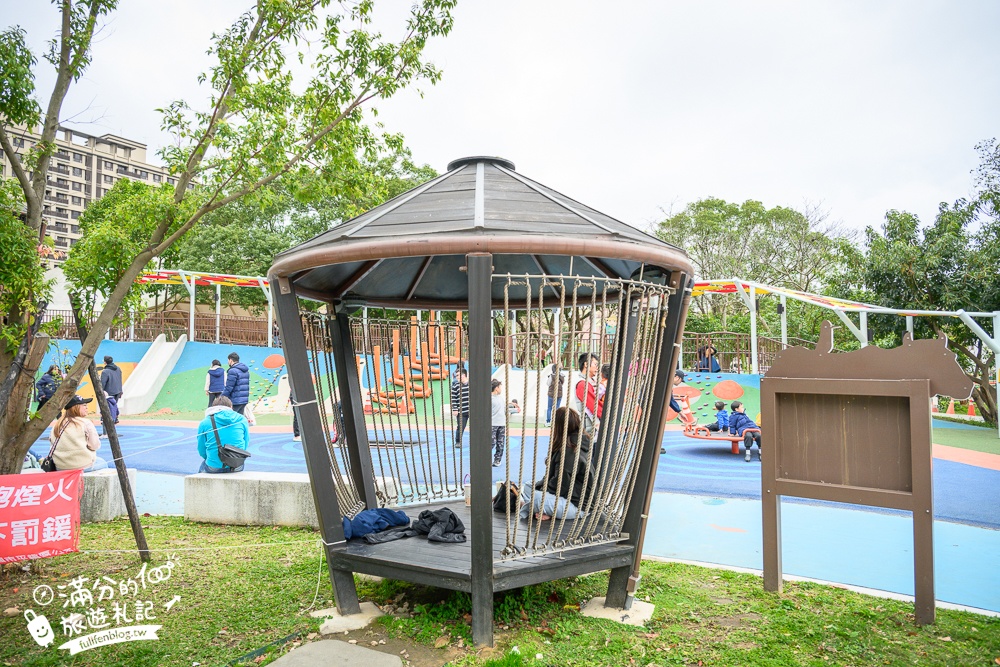 【民俗文化公園】桃園平鎮親子公園.穀倉造型溜滑梯,農村景觀親子共融公園通通免費玩!