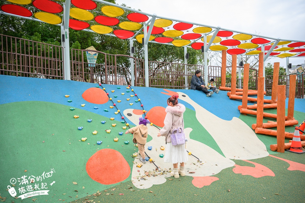 【民俗文化公園】桃園平鎮親子公園.穀倉造型溜滑梯,農村景觀親子共融公園通通免費玩!