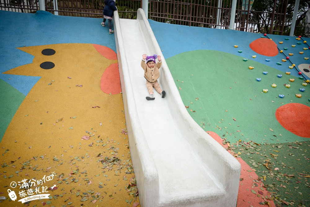 【民俗文化公園】桃園平鎮親子公園.穀倉造型溜滑梯,農村景觀親子共融公園通通免費玩!