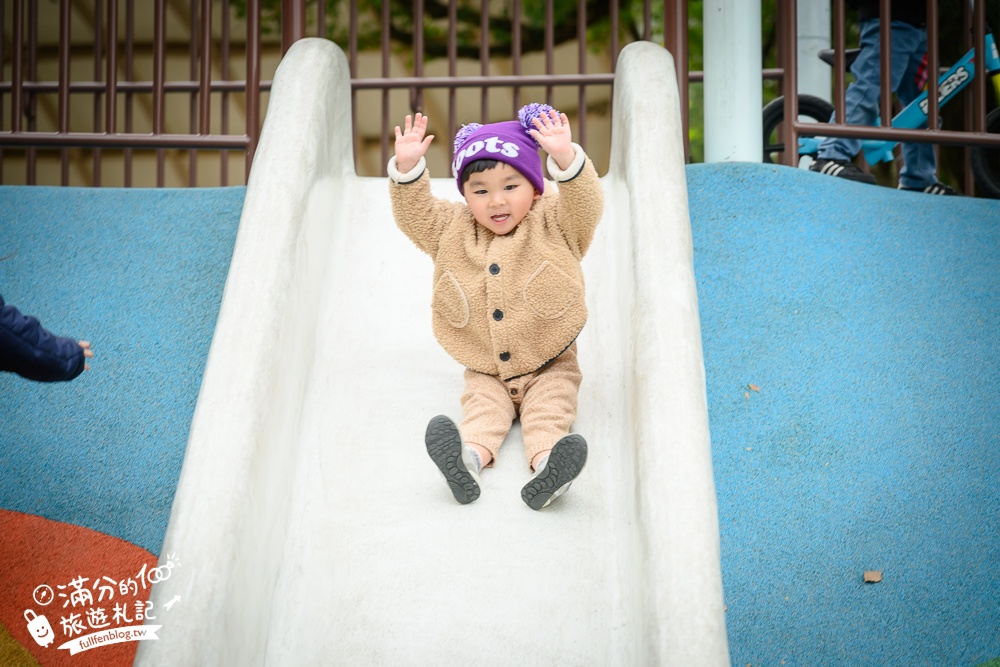 【民俗文化公園】桃園平鎮親子公園.穀倉造型溜滑梯,農村景觀親子共融公園通通免費玩!
