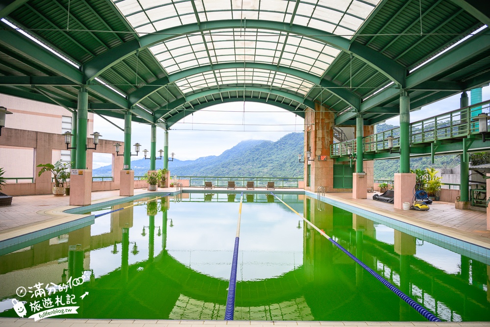 【桃園石門水庫福華渡假飯店】全新湖景房型和超狂親子設施.兒童跑車.任天堂.復古電動免費玩,還能泡三溫暖和游泳!