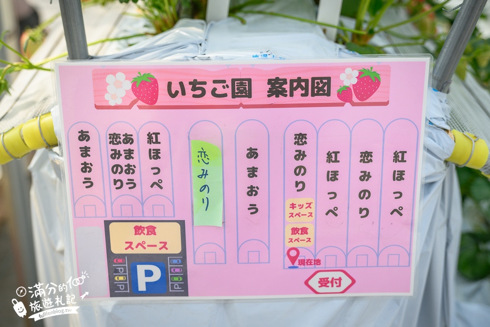 福岡草莓園【Fruitelier中村果樹園】久留米親子草莓園,50分鐘草莓吃到飽.能邊採邊吃,還有兒童遊戲區好溫馨!