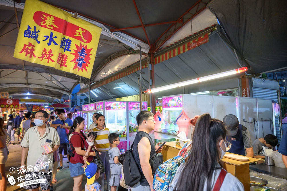 【2025南投埔里城觀光夜市】每週只營業五六日！雨天還是可以逛.超過200間美食遊戲攤位.還能玩水上電動船.飄移車超好玩!
