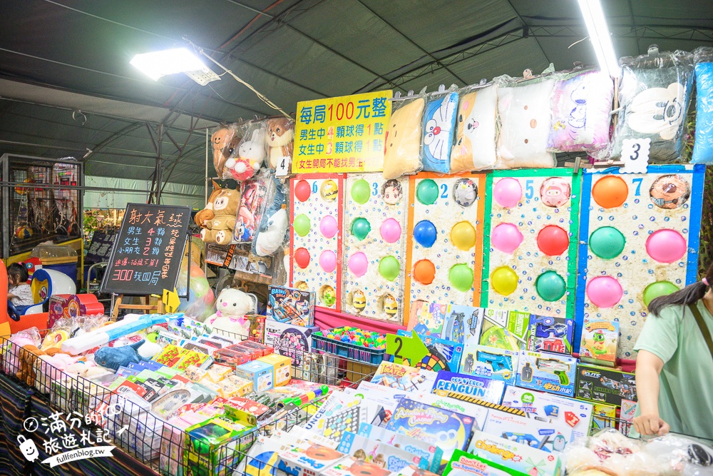 【2025南投埔里城觀光夜市】每週只營業五六日！雨天還是可以逛.超過200間美食遊戲攤位.還能玩水上電動船.飄移車超好玩!