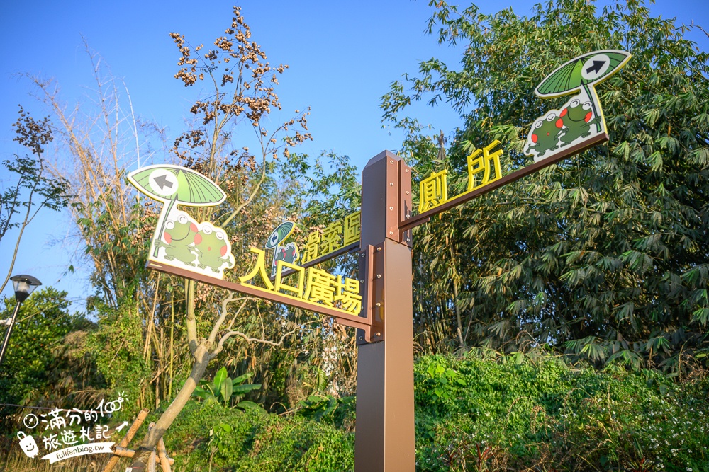 南投【竹夢親子公園】竹山小鎮新地標,雙塔竹筍造型溜滑梯好吸睛.攀爬網.鞦韆.沙坑.彈跳床和滑索通通免費玩!