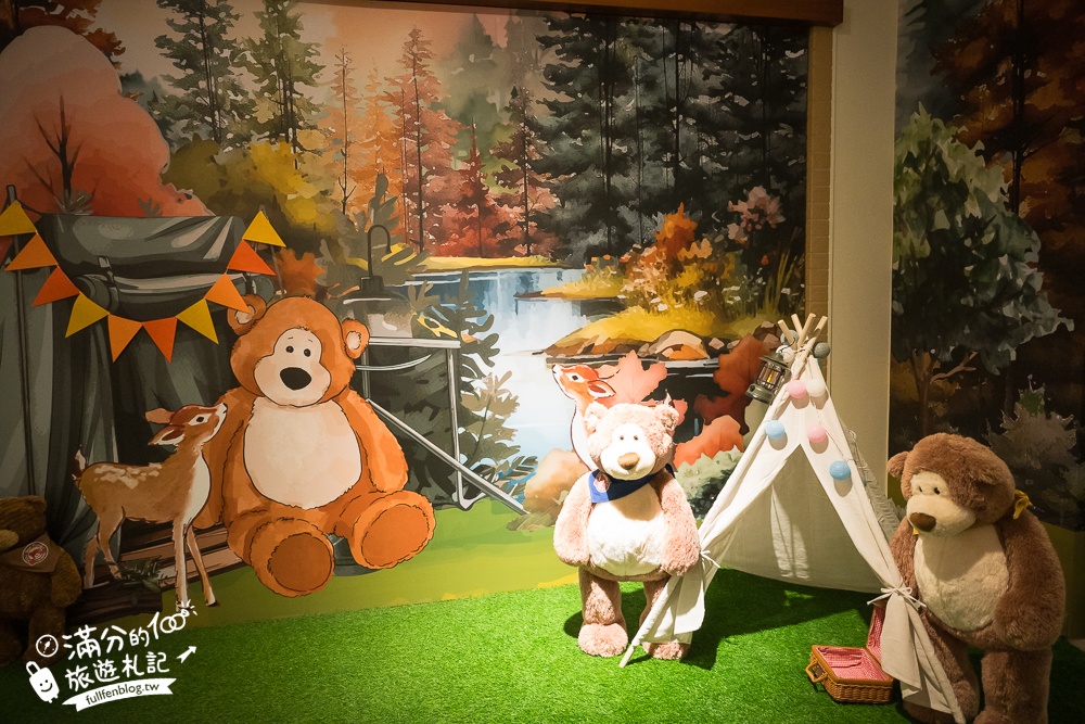 桃園【小熊博物館4.0】龍潭最新親子室內景點.泰迪熊主題館,小熊手作DIY,全新場景跟著小熊環遊世界!