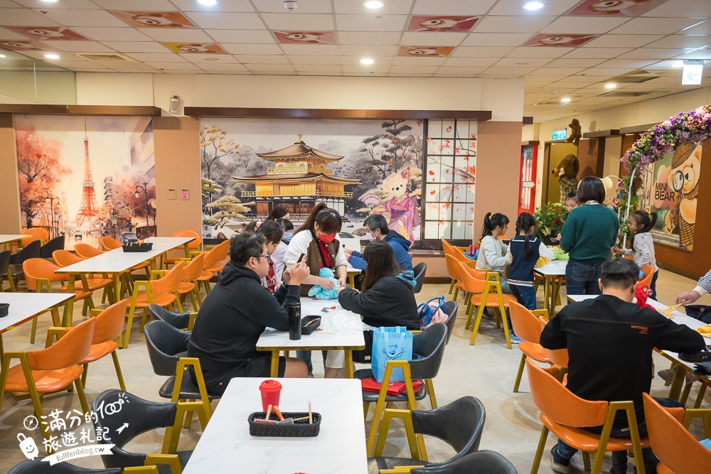 桃園【小熊博物館4.0】龍潭最新親子室內景點.泰迪熊主題館,小熊手作DIY,全新場景跟著小熊環遊世界!