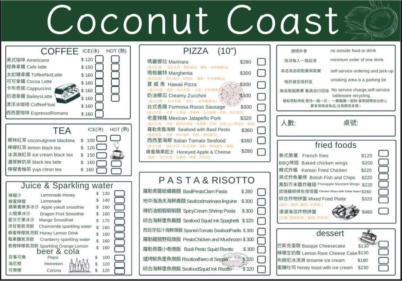 屏東新景點【Coconut Coast椰海·漫漫】枋山最新景觀餐廳.濃濃巴厘島風情, 無敵海景&火車快飛通通能滿足!