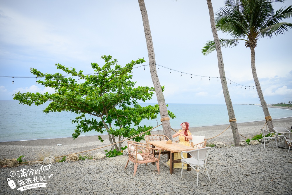 屏東新景點【Coconut Coast椰海·漫漫】枋山最新景觀餐廳.濃濃巴厘島風情, 無敵海景&火車快飛通通能滿足!