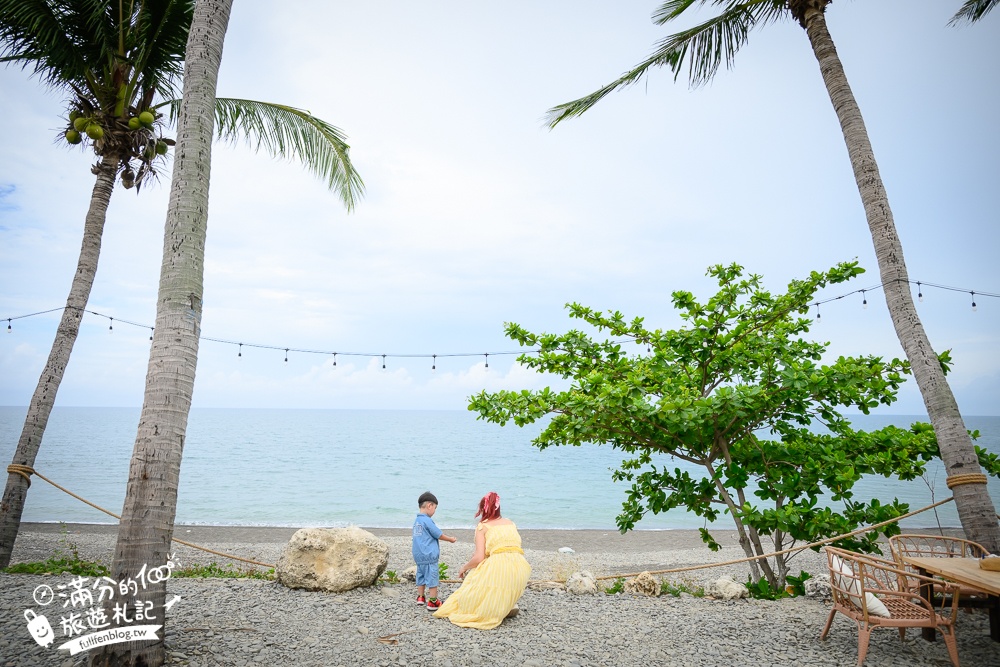 屏東新景點【Coconut Coast椰海·漫漫】枋山最新景觀餐廳.濃濃巴厘島風情, 無敵海景&火車快飛通通能滿足!