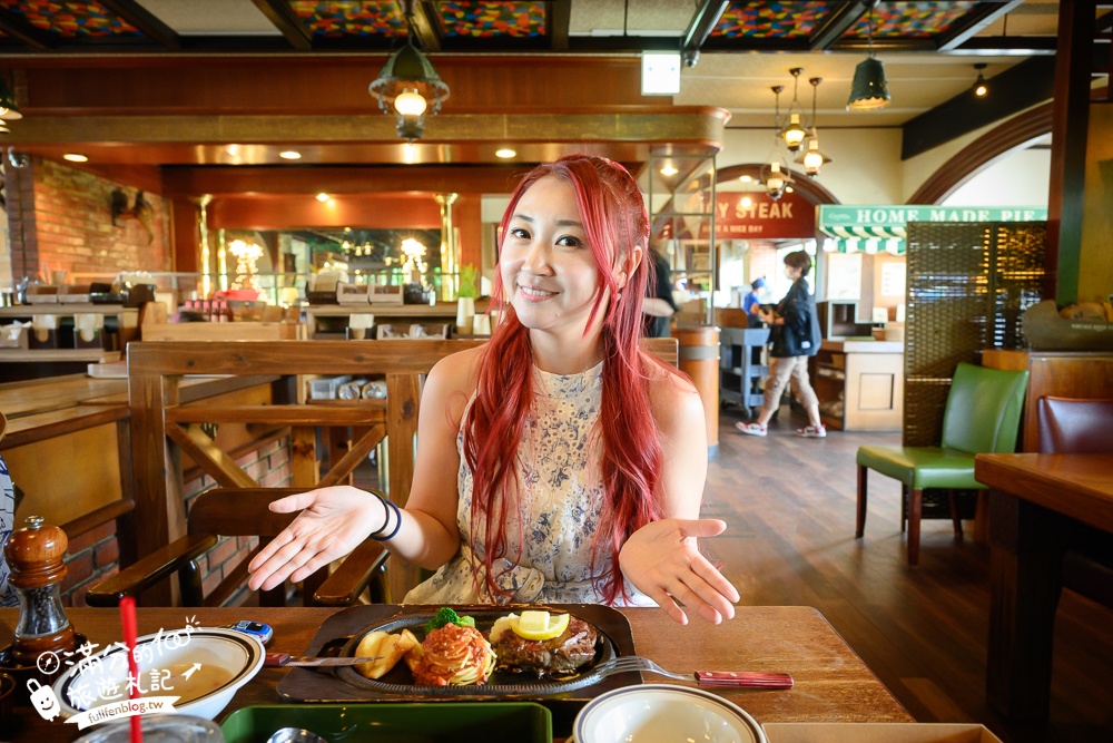 沖繩必吃美食【潛水員牛排】候位攻略！50年歷史的美式牛排館.還有秘密小行能直通絕美海灘!