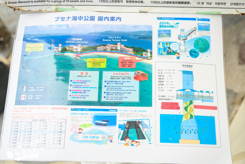 【沖繩玻璃底遊艇體驗】名護部瀬名海中公園親子必玩!搭鯨魚遊艇,換個視角看海底世界,還能同時餵魚超好玩!