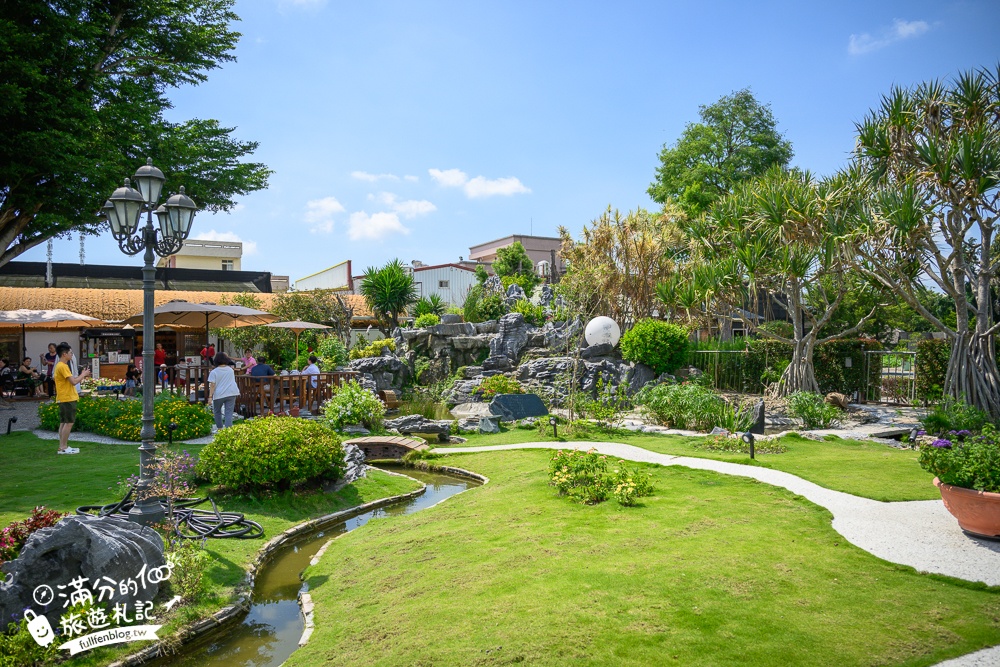 彰化【花佈院】田尾景觀餐廳推薦.彰化最新屋瓦花園中國風餐廳.吃四川烤魚料理喝下午茶!
