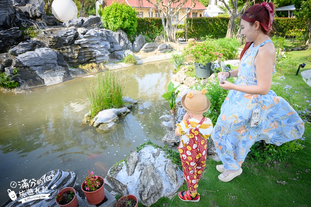 彰化【花佈院】田尾景觀餐廳推薦.彰化最新屋瓦花園中國風餐廳.吃四川烤魚料理喝下午茶!