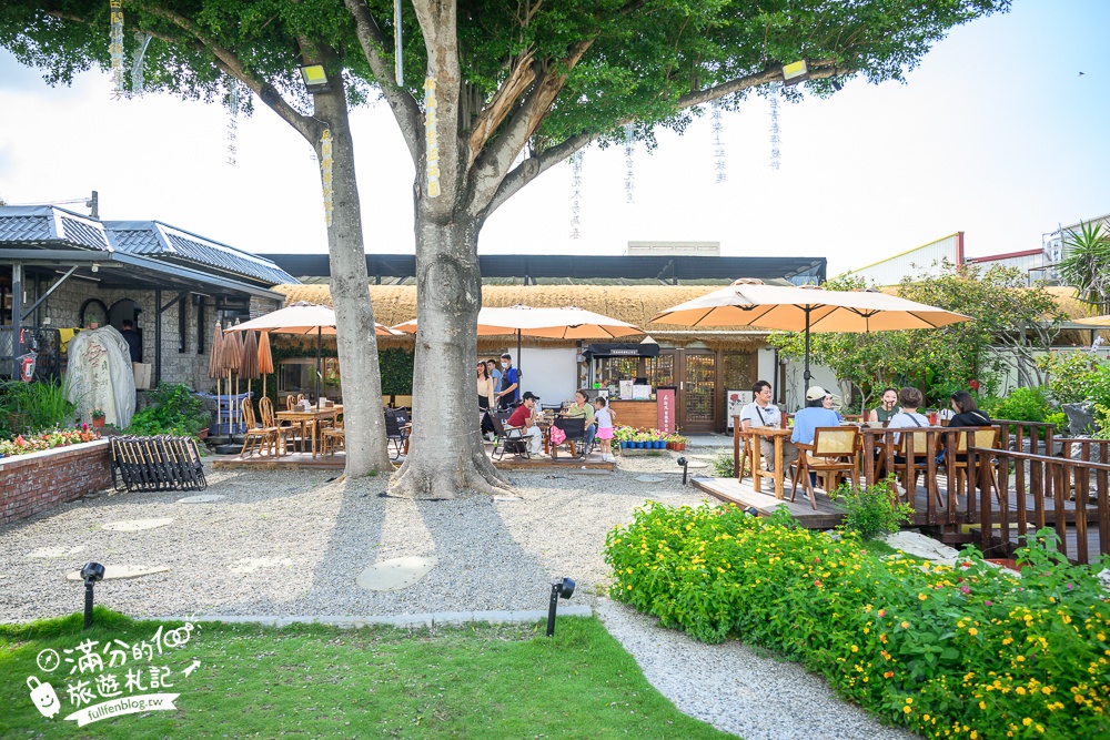 彰化【花佈院】田尾景觀餐廳推薦.彰化最新屋瓦花園中國風餐廳.吃四川烤魚料理喝下午茶!