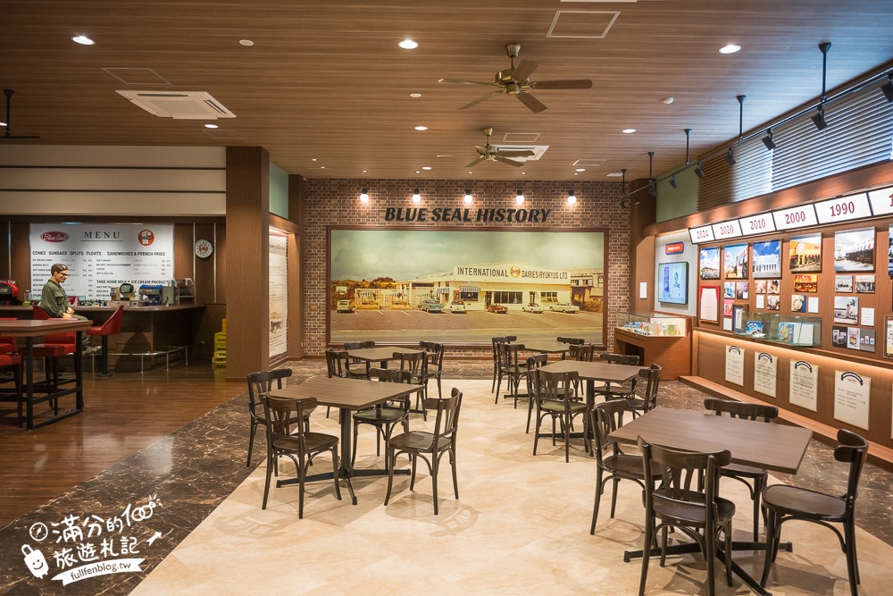 【BLUE SEAL牧港本店】沖繩室內景點,BLUE SEAL博物館免費參觀,濃濃美式風情超好拍!