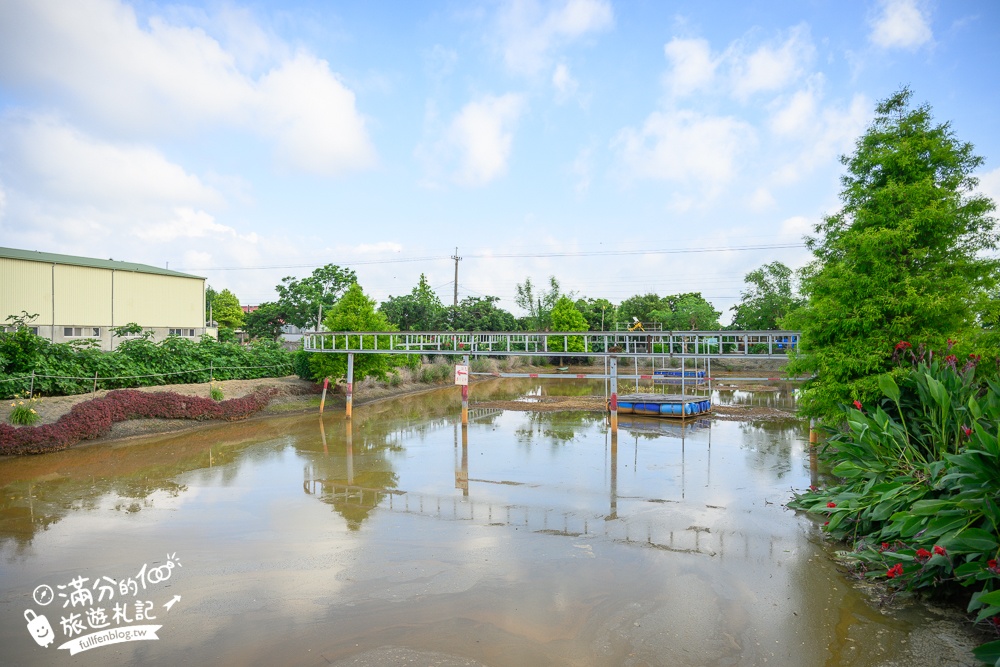 彰化景點【姥姥不老茶文創園區】逛古厝.玩無動力設施.超刺激水上腳踏車.古禮迎親體驗,親子同行超放電!