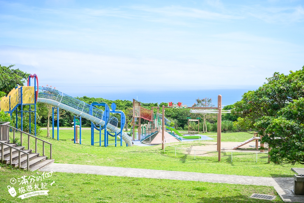 【城路公園】沖繩親子公園推薦.南城市海景公園.挑戰超長溜滑梯還能看無敵海景!