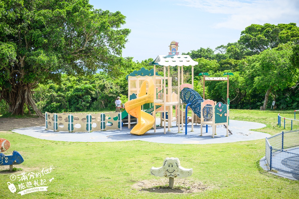 【城路公園】沖繩親子公園推薦.南城市海景公園.挑戰超長溜滑梯還能看無敵海景!