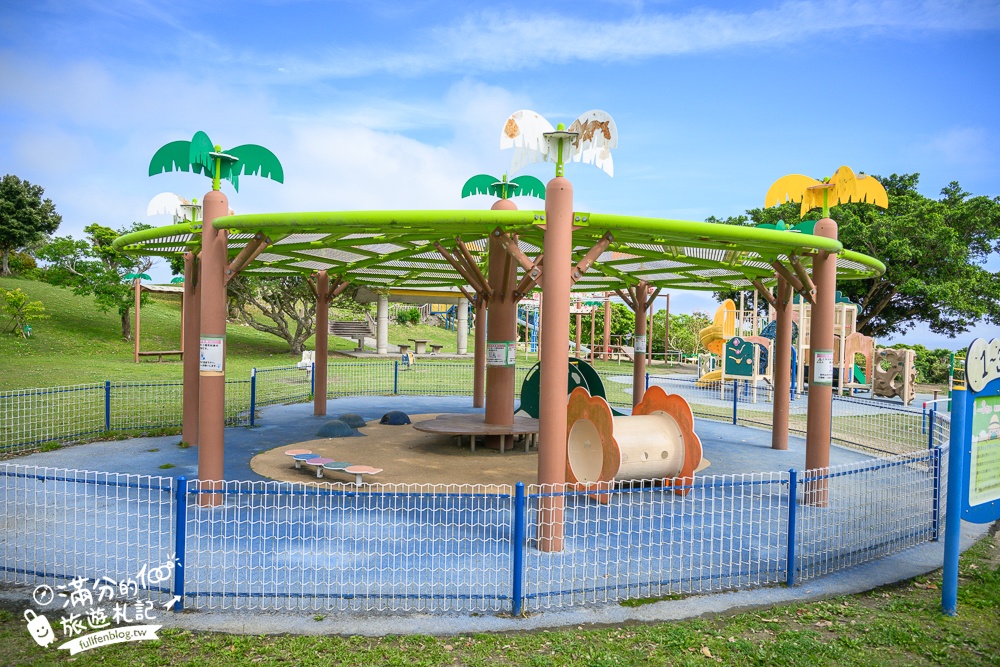 【城路公園】沖繩親子公園推薦.南城市海景公園.挑戰超長溜滑梯還能看無敵海景!
