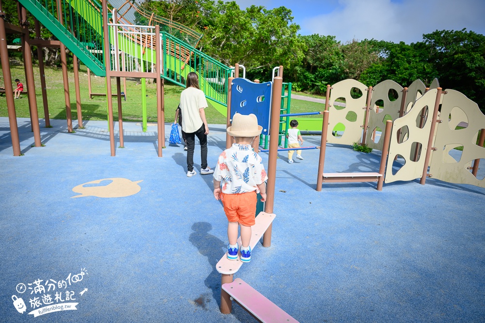 【城路公園】沖繩親子公園推薦.南城市海景公園.挑戰超長溜滑梯還能看無敵海景!