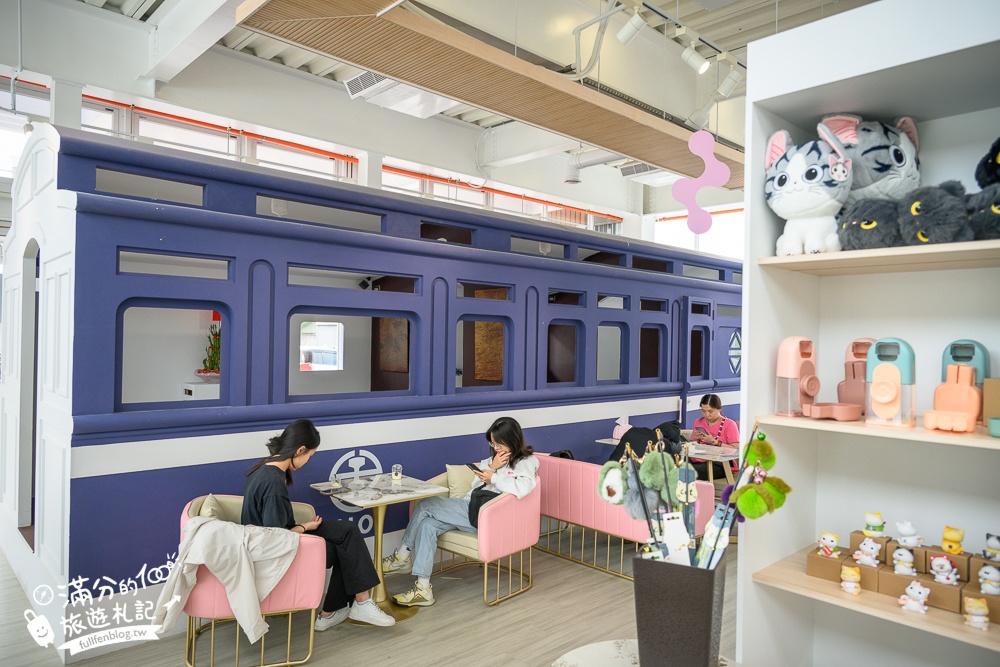苗栗新景點【苗栗火車頭園區】最新門票資訊&設施體驗,必搭小火車遊園.近距離與蒸汽火車合影趣味十足!