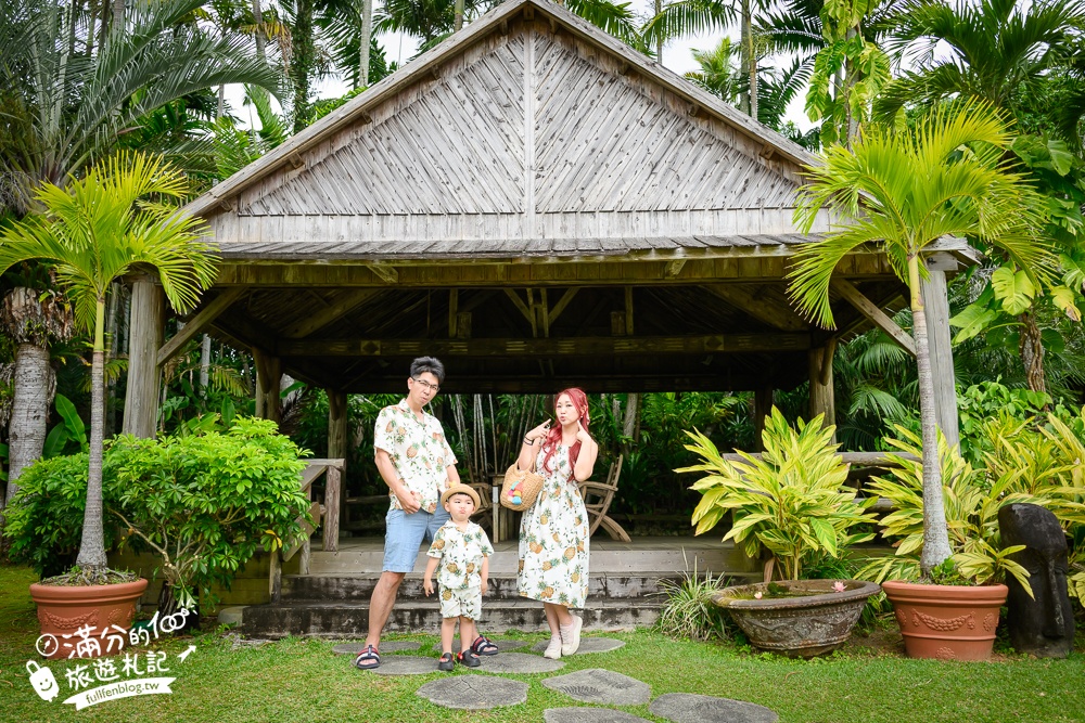 沖繩【東南植物樂園】日本第一椰樹街超震撼.遊園車體驗.餵水豚象龜和兔子趣味十足,被森林包圍的沖繩秘境!