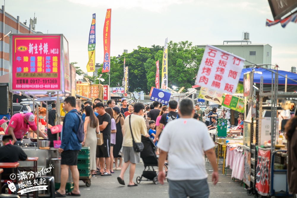 南投【草鞋墩人文觀光夜市】TOP10人氣美食＆必玩夜市遊戲,每週只營業四天,佔地八千坪,還有街頭藝人表演!