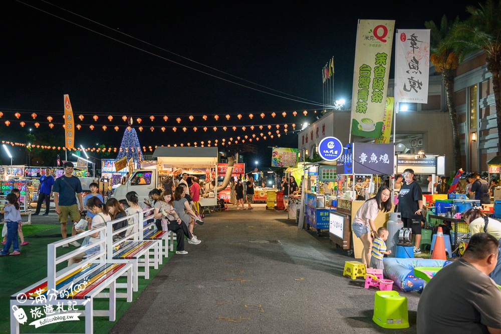 南投【草鞋墩人文觀光夜市】TOP10人氣美食＆必玩夜市遊戲,每週只營業四天,佔地八千坪,還有街頭藝人表演!