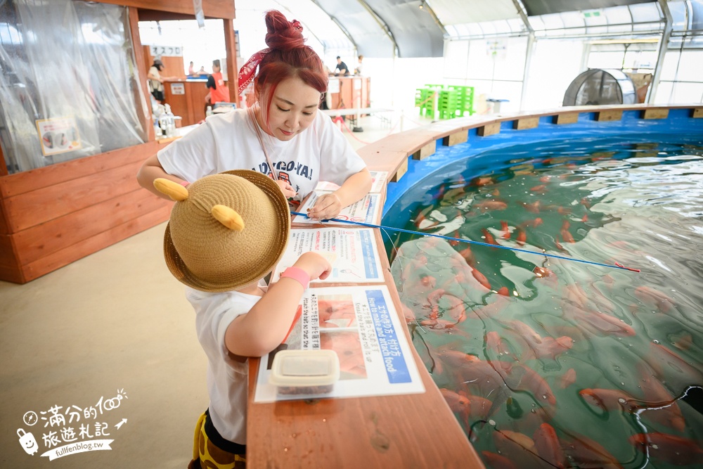 沖繩親子景點【釣魚與探索沖繩 Bouken no Kuni Okinawa】一票玩到底,暢玩釣魚&小龍蝦.尋寶藏.挖化石,還能玩拍侏羅紀世界!