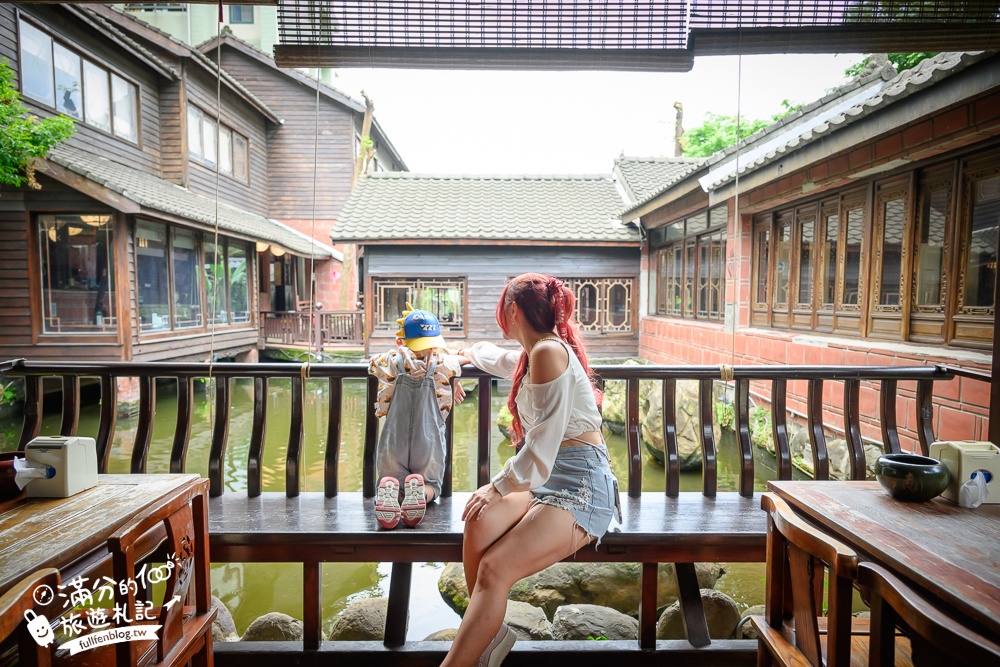 台中【耕讀園市政店】座落城市裡的江南風古都.台中懷舊茶樓.復古茶館裡觀景喫茶超愜意!