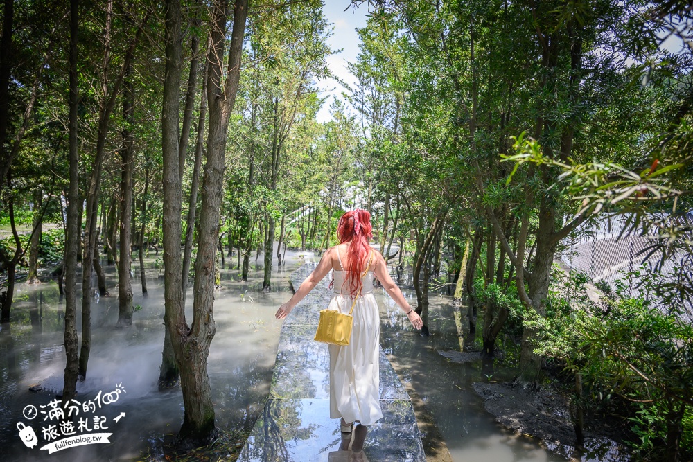 台中【喜鵲方舟FairyLand】后里一處優靜美地,必體驗朗月湖划透明獨木舟,與萌寵互動.看火炎山,還能吃輕食喝烤茶!