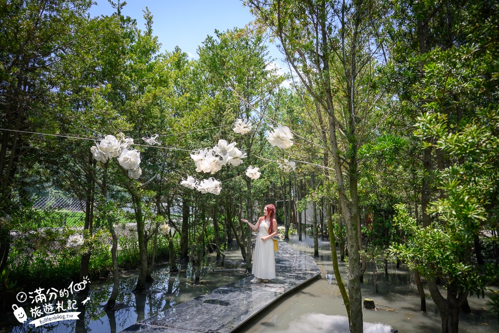 台中【喜鵲方舟FairyLand】后里一處優靜美地,必體驗朗月湖划透明獨木舟,與萌寵互動.看火炎山,還能吃輕食喝烤茶!