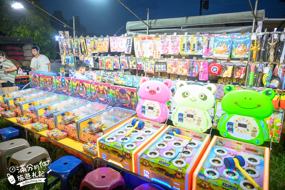 苗栗【竹南夜市玩樂攻略】TOP15竹南夜市必吃美食&必玩夜市遊戲,每週只營業一天,旁邊就是火炎山遊戲場!