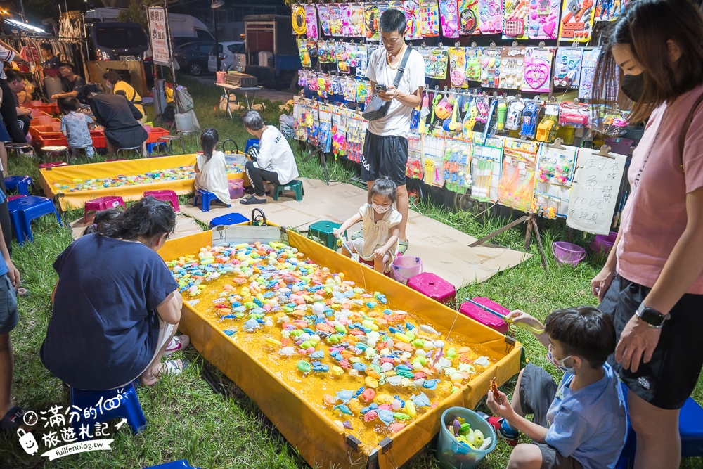 苗栗【竹南夜市玩樂攻略】TOP15竹南夜市必吃美食&必玩夜市遊戲,每週只營業一天,旁邊就是火炎山遊戲場!