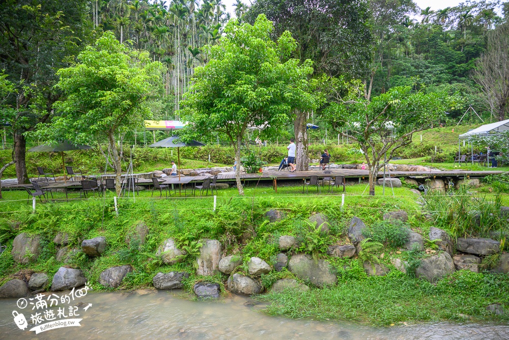南投玩水秘境【岸境濕地莊園】天然山泉水戲水池.埔里玩水.探索野溪生態,還能用餐喝下午茶!