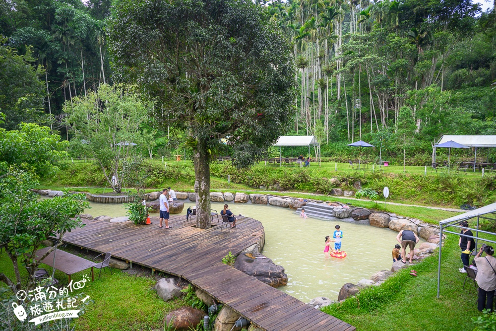 南投玩水秘境【岸境濕地莊園】天然山泉水戲水池.埔里玩水.探索野溪生態,還能用餐喝下午茶!