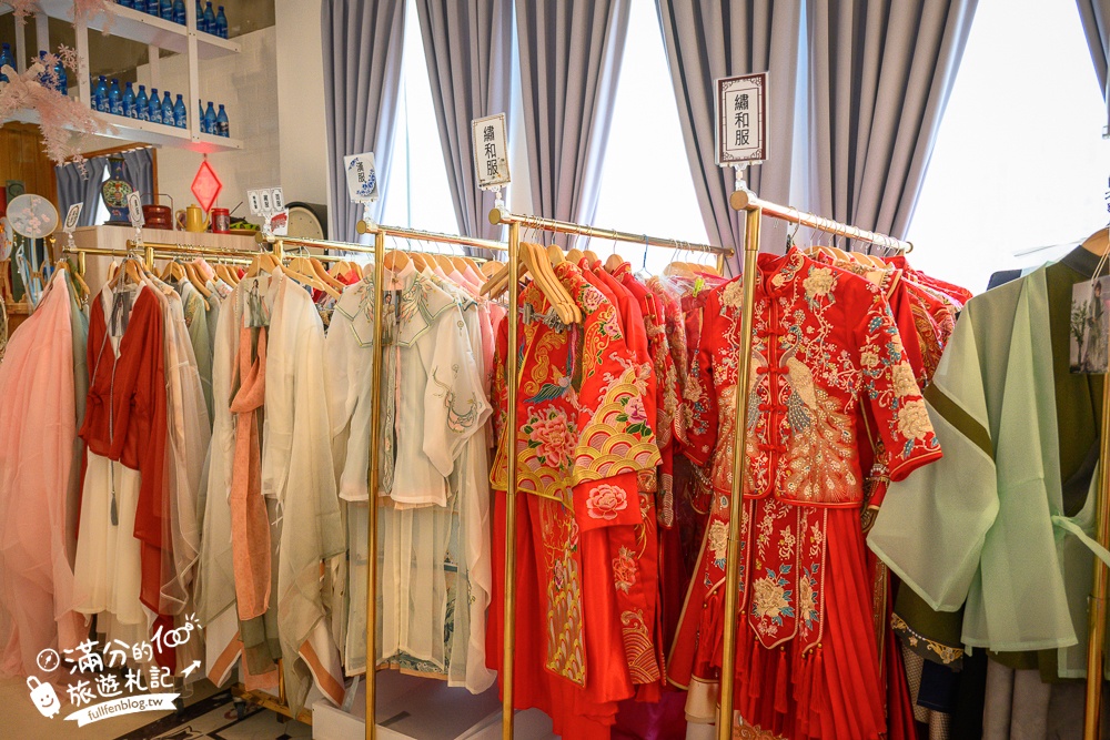台中【RJ55攝影片場】2025全新全室內古風場景!最新漢服.戰國袍體驗含精緻髮妝,讓你秒變身古偶大女主!