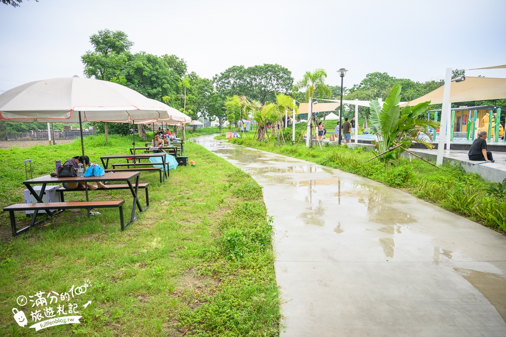 雲林【虎尾叢林水樂園】開放時間.虎尾632高地公園最新親子水樂園.免門票水陸樂園一次滿足,可愛虎爺陪你戲水放電!