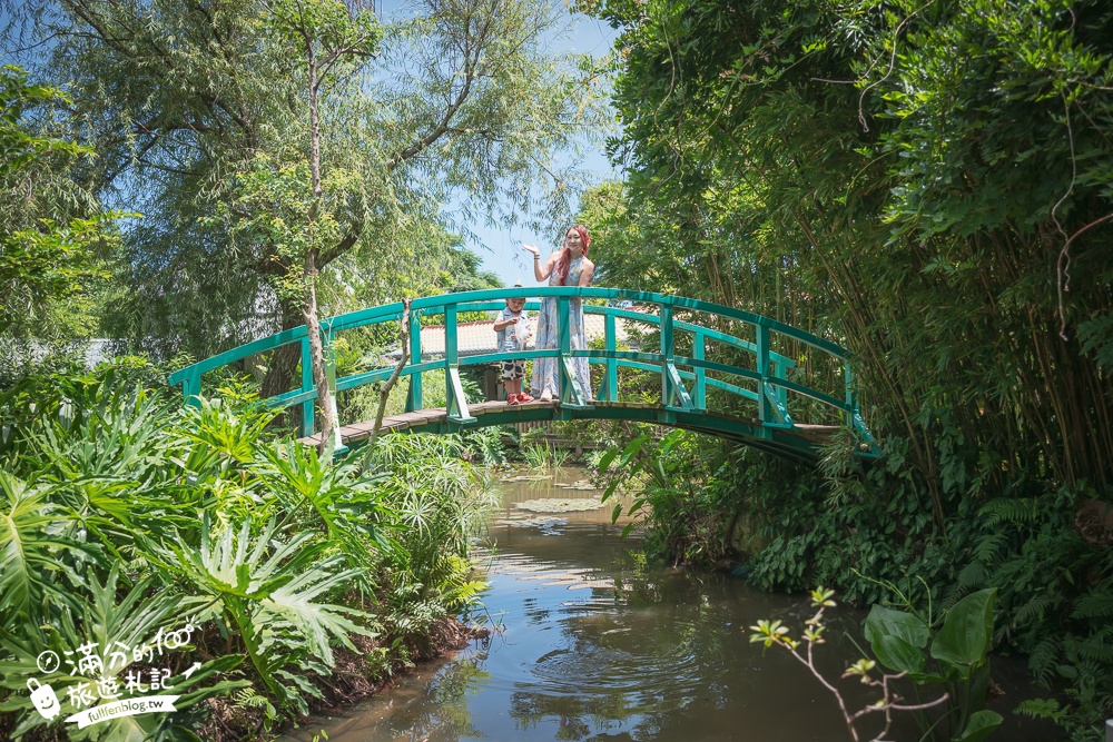 桃園【莫內的花園】觀音鄉蔬食料理庭院餐廳,蓮花田旁隱身名畫的世界,來賞蓮吃蓮逛花園!