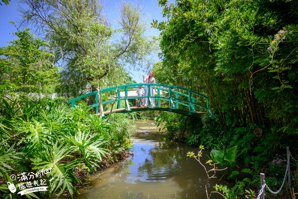 桃園【莫內的花園】觀音鄉蔬食料理庭院餐廳,蓮花田旁隱身名畫的世界,來賞蓮吃蓮逛花園!