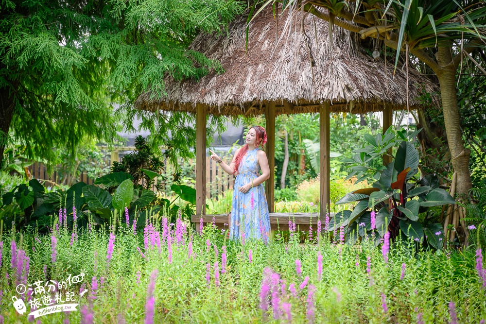 桃園【莫內的花園】觀音鄉蔬食料理庭院餐廳,蓮花田旁隱身名畫的世界,來賞蓮吃蓮逛花園!
