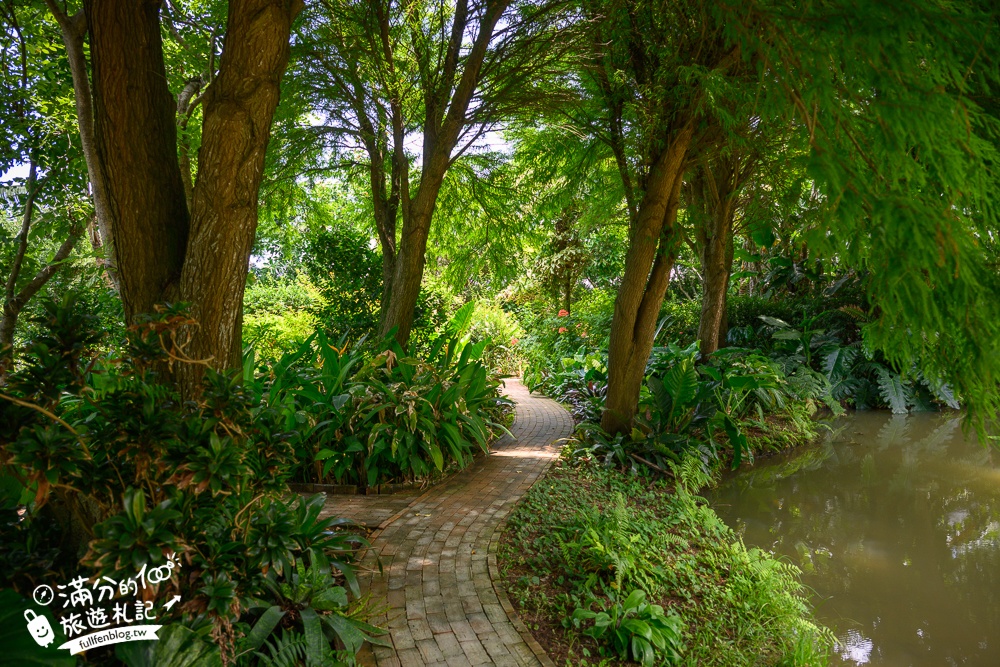 桃園【莫內的花園】觀音鄉蔬食料理庭院餐廳,蓮花田旁隱身名畫的世界,來賞蓮吃蓮逛花園!