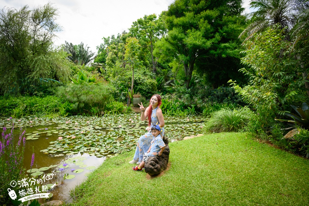 桃園【莫內的花園】觀音鄉蔬食料理庭院餐廳,蓮花田旁隱身名畫的世界,來賞蓮吃蓮逛花園!