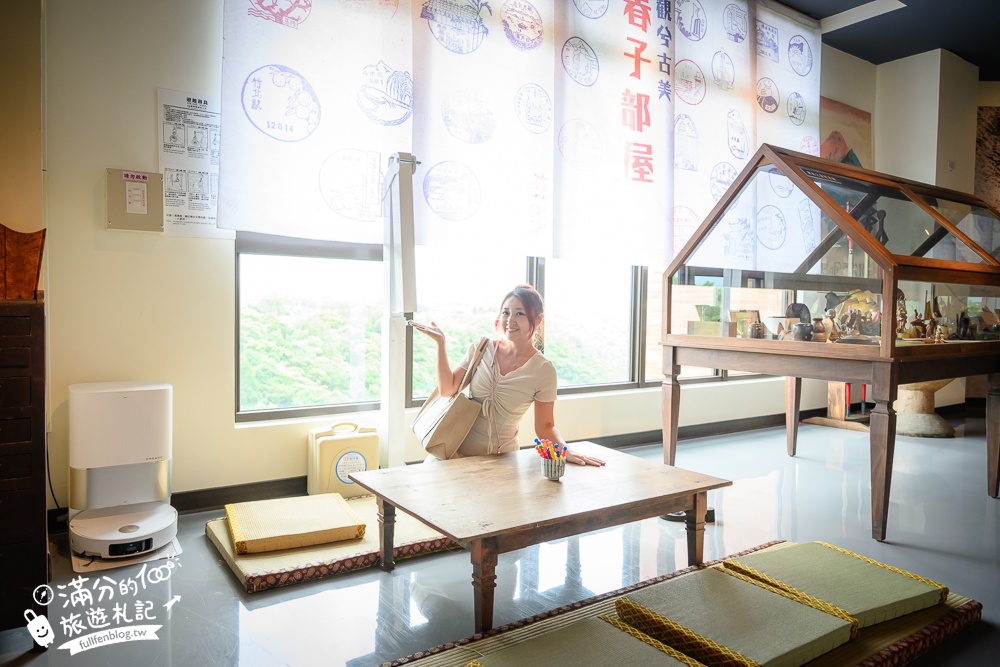 新竹【觀兮古美懷舊景觀餐廳】關西景觀餐廳.古文物主題博物館.穿越老時光場景喝咖啡下午茶,復古場景超好拍!