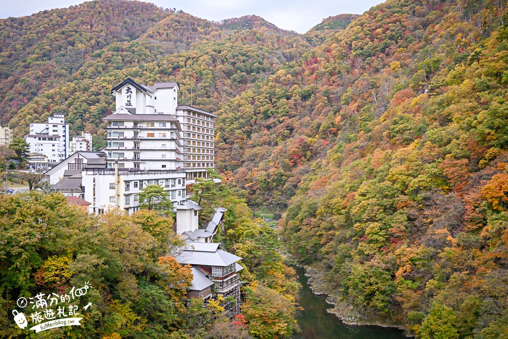 【會津蘆之牧溫泉大川莊】超還原鬼滅之刃無限城場景!泡天然溫泉.吃福島牛.聽三線琴一泊二食體驗!